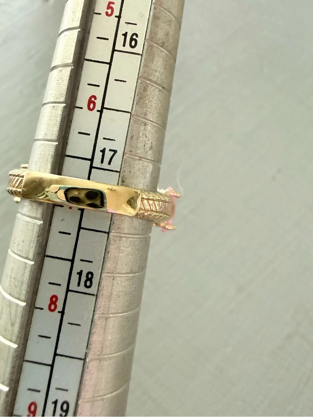 Judith Ripka 925 Sterling Silver 14k Gold Clad Ring 7 NEW